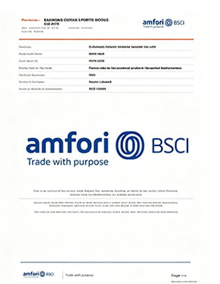 BSCI certificate
